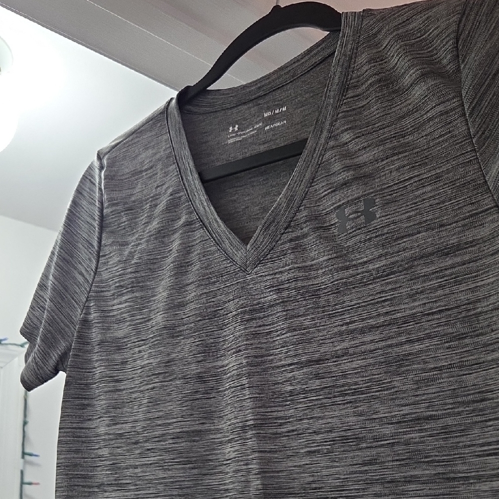 Under Armour Charcoal V-Neck Tee